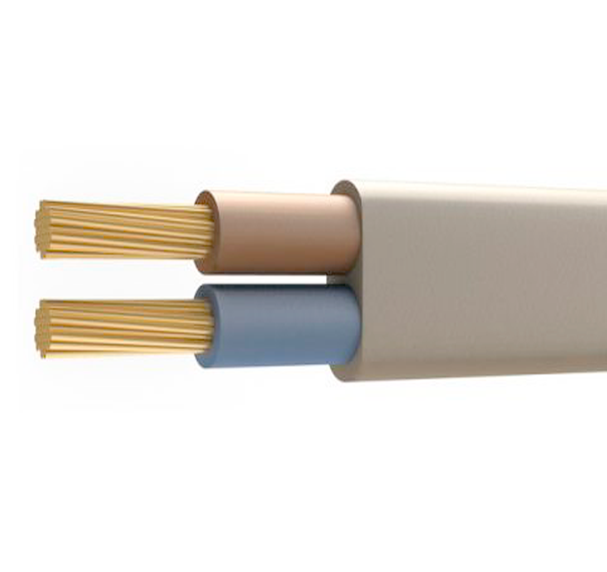 ელ-სადენი 2X 0.75 KORDON HUNKA KABLO (500mt) HO3VH-H BEYAZ/KIRMIZ