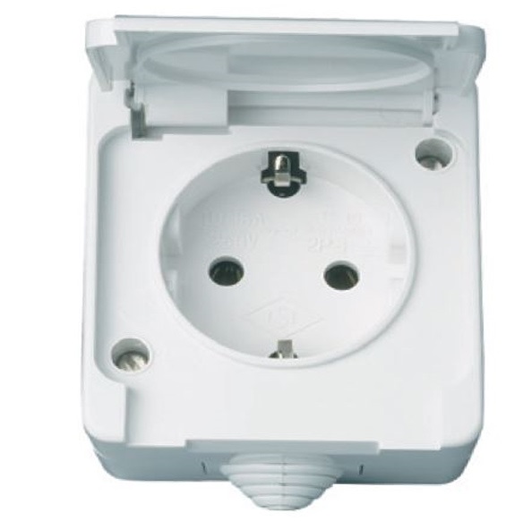 როზეტი MIS თ/რ გარე  დ/წ სახურავით