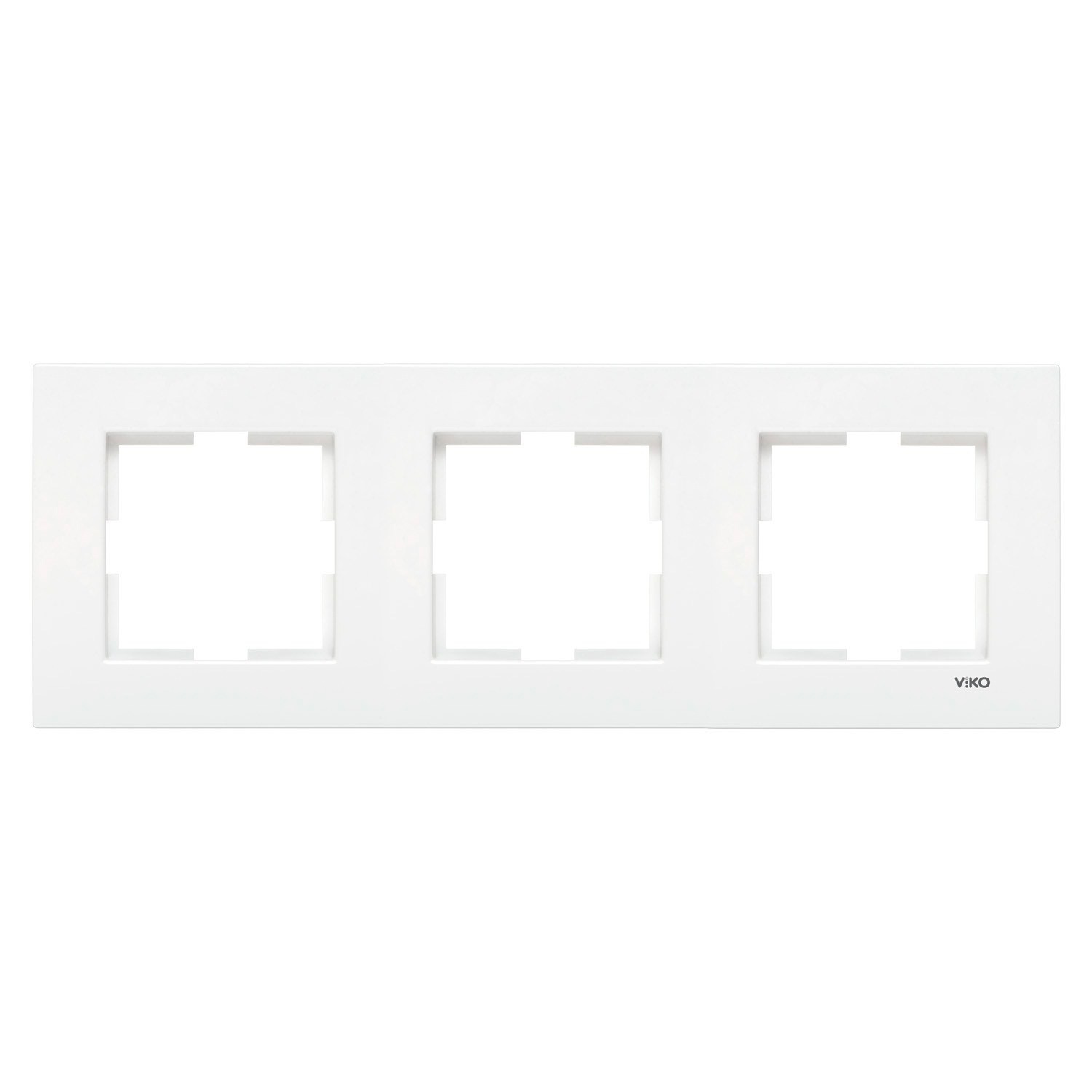 ჩამრთველ-როზეტის კანტი VIKO KARRE 3-ნი თეთრი