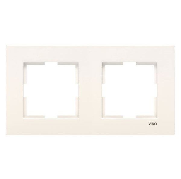 ჩამრთველ-როზეტის კანტი VIKO KARRE 2-ნი კრემი