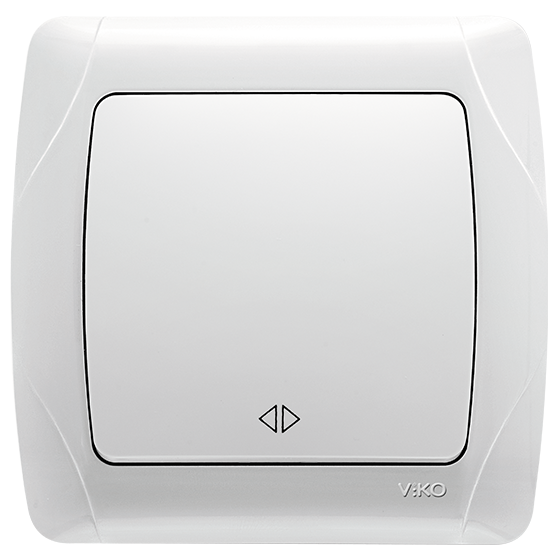 გადამრთველი VIKO CARMEN 1-ნი თეთრი ”პერმუტატორი”