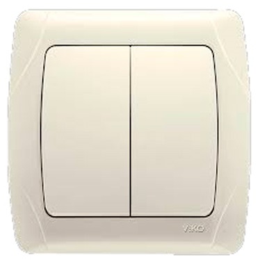 გადამრთველი VIKO CARMEN 2-ნი კრემი