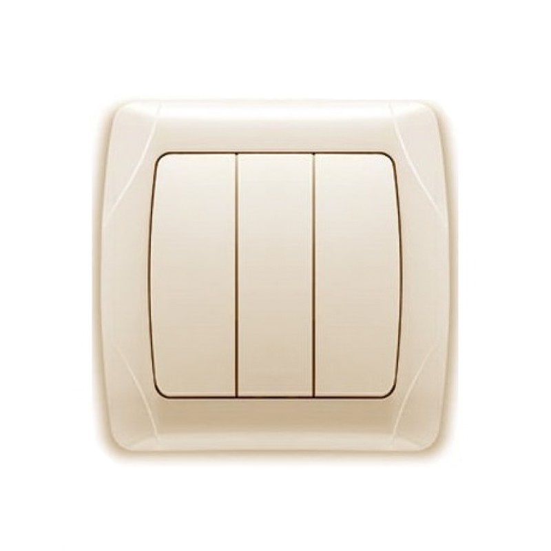 გადამრთველი VIKO CARMEN 3-ნი კრემი