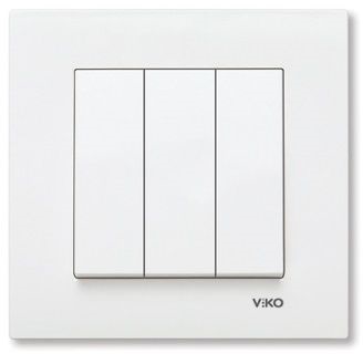 გადამრთველი VIKO KARRE 3-ნი კრემი