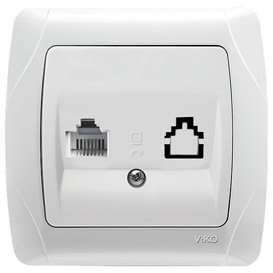 როზეტი VIKO MERIDIAN ტელეფონის თეთრი