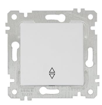 ჩამრთველი  რევერსი  თეთრი  RITA ONEG.TWO WAY SWITCH WHITE