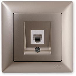 როზეტი VS METAL ANTRACIT ტელფონი