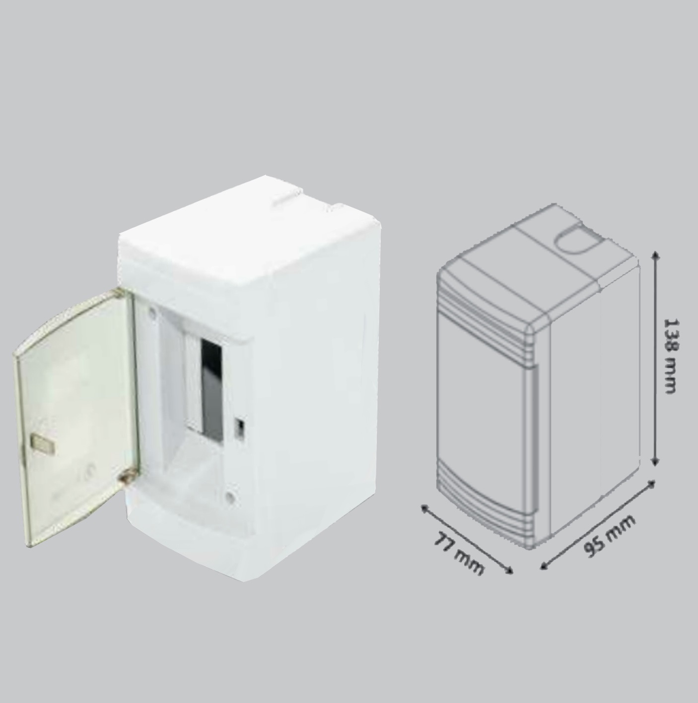 ელ.ავტომ. ყუთი 2-ნი გარე BR-820