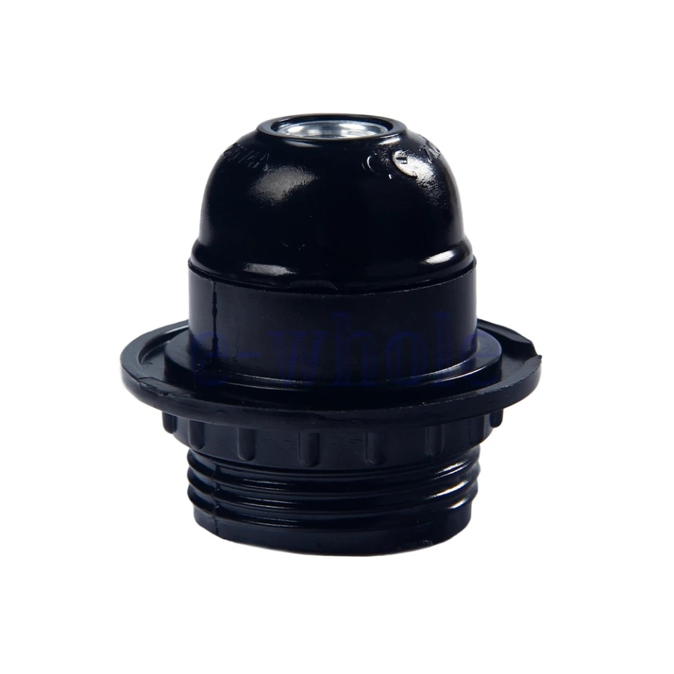 MIRSA 1106603 პლასმასის ვაზნა რეზბით შავი E-27