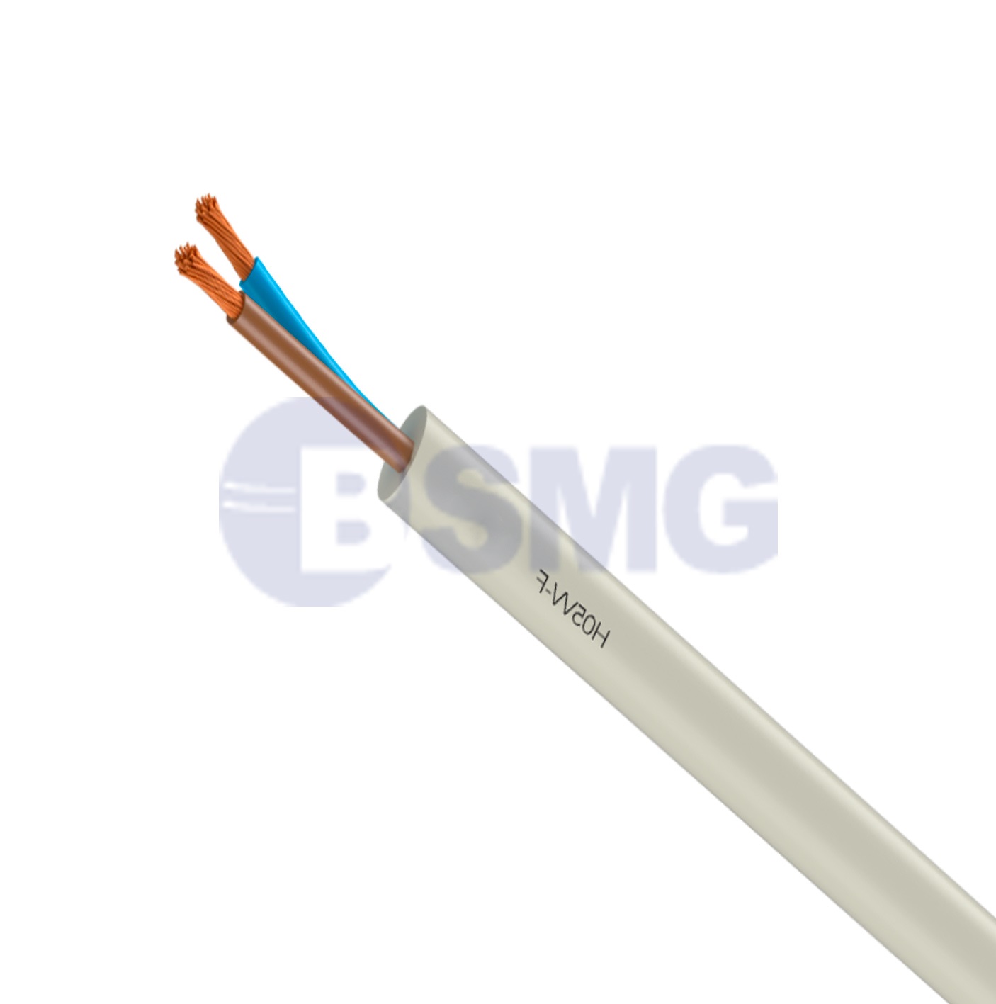 ელ-სადენი 2X 1,5 MM HO5VV-F FILLED WHITE