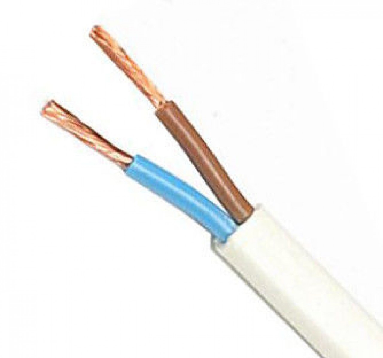 ელ-სადენი 2X 2,5 MM HO5VV-F FILLED WHITE