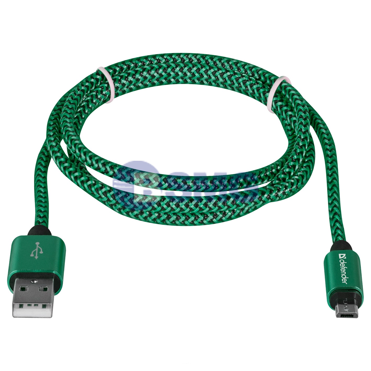 USB cable Defender USB08-03T PRO USB2.0 Green, AM-MicroBM, 1m, 2.1A