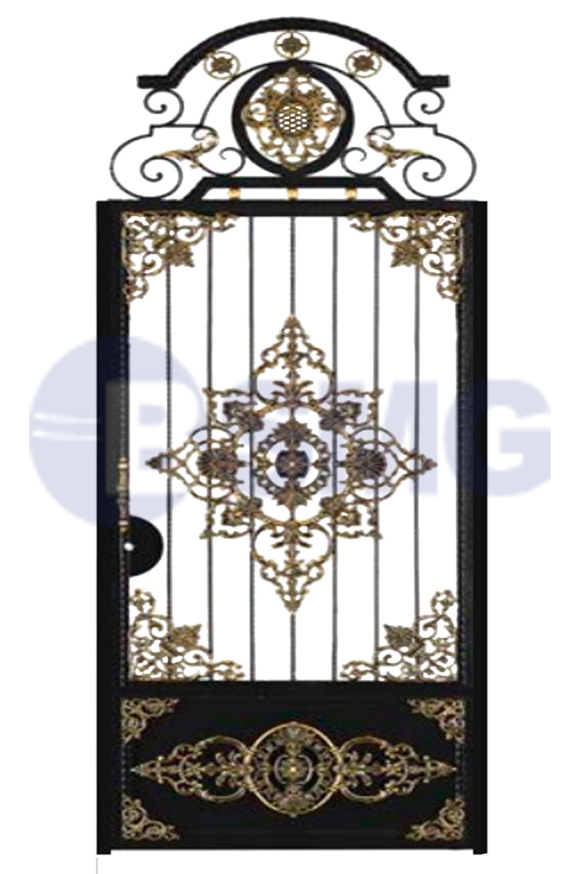 ჭედური კონსტრუქცია 3857  (ეზოს კარი)