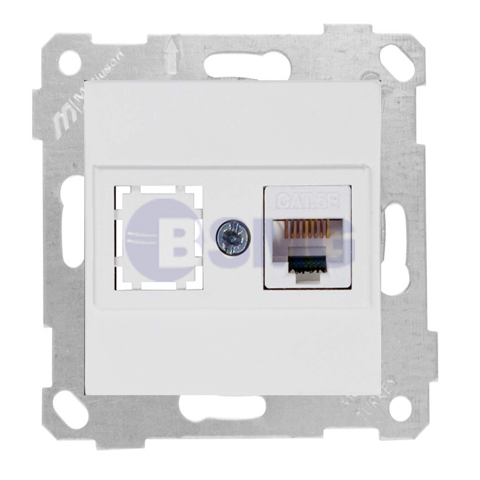 როზეტი ინტერნეტი. თეთრი RITA DATA SOC.1*RJ45W/OCON.WHT