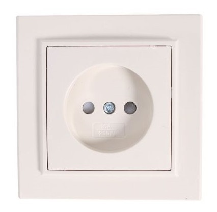 როზეტი 1ბ (ჩ)10A(ბეჟი)-მინსკი