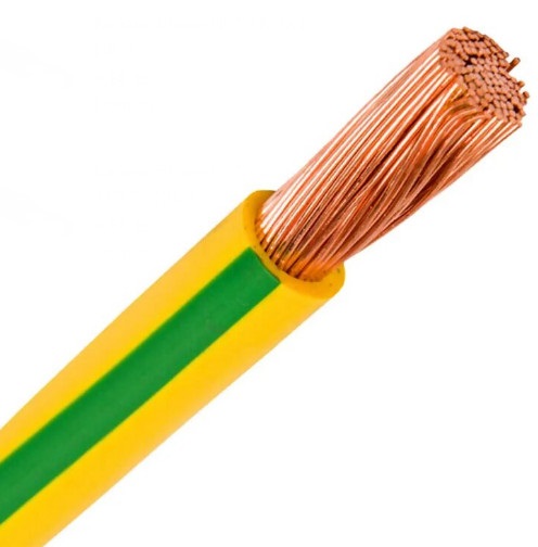 ელ სადენი 1.5 MM H07V-K YELLOW-GREEN