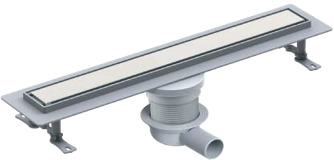 საშხაპე დრენაჟი / Ø 50 40 CM ჰორიზონტალური გასასვლელი / პლასტმასის კორპუსი /SHOWER CHANNEL - PERA - EUROLINE - PLASTIC BODY - Y360 H.O - 40 CM