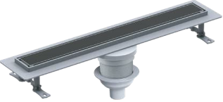 საშხაპე დრენაჟი / Ø 50 33 CM ვერტიკალური გასასვლელი / პლასტმასის კორპუსი /SHOWER CHANNEL - PERA - EUROLINE - PLASTIC BODY - Y360 V.O - 33 CM