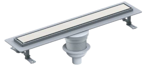 საშხაპე დრენაჟი / Ø 50 33 CM ვერტიკალური გასასვლელი /SHOWER CHANNEL - PERA - EUROLINE WITH MEMBRANE - PLASTIC BODY - Y360° - V.O - 33 CM