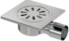 უჟანგავი ლითონის კორპუსი, უჟანგავი ლითონის ბადე/ სუნის დამხშობი/PREMIUM - 70 Ø - H.O. - 15x15 cm