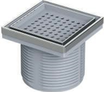 პლასტმასის კორპუსი /10x10 cm უჟანგავი ლითონის ინტერიერი და ექსტერიერი /SIPHON CERAMIC C-.-ELIT - 10x10 cm