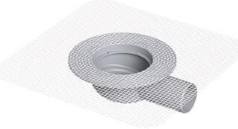 სიფონის ქვედა ნაწილი/SIPHON B.B.-180 MM WITH MESH - 40 Ø - H.O. - 55 mm