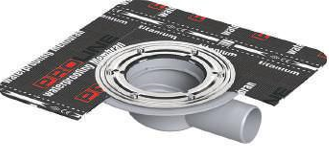 ტრაპის სიფონის ქვედა ნაწილი ტოლით/SIPHON B.B-210 MM MEMBRANE - 40 Ø - H.O. 50 MM