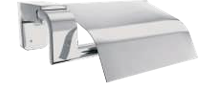 ქაღალდის დისპენსერი სახურავით/F1 - PAPER HOLDER WITH COVER