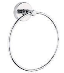 მრგვალი პირსახოცის საკიდი/MARS - ROUND TOWEL HOLDER