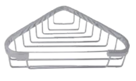 აბაზანის კუთხის თაროები - ერთიანი 18*18 სმ/ SINGLE CORNER SPONGE HOLDER - 18x18 cm