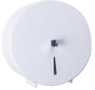 დისპენსერი ჯამბოს ტუალეტის ქაღალდის(თეთრი პატარა)/JUMBO WC PAPER DISPENCER  Ø27 12CM - MINI WHITE