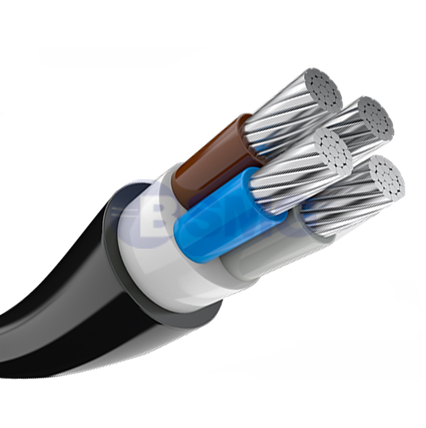 5G4 MM TTR HO7VV-F ელ-სადენი FILLED WHITE