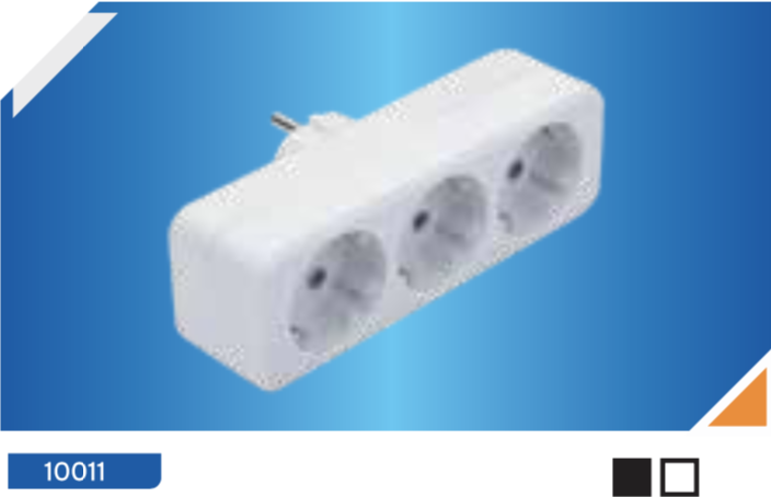 გამანაწილებელი 3-იანი დამიწებით/DE-PA 2 Gang Earthed Plug & Socket