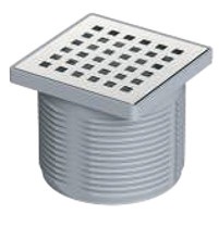 აბაზანის ტრაპის თავსახური (ხრახნით) 10X10 CM / SİFON ÜST GÖVDE 10X10 CM LİNE