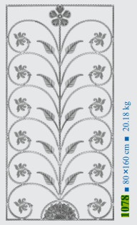 ჭედური კონსტრუქცია 1078;    80x160სმ