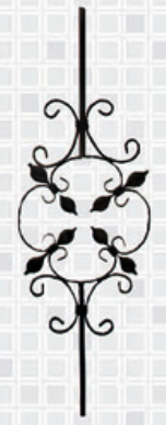 KF -1092; ჭედური კონსტრუქცია;  25სმX80სმ