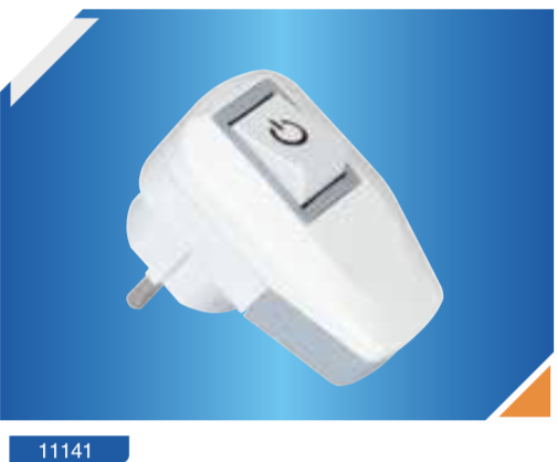 ელ.ჩანგალი ჩამრთველით/DE-PA L-TYPE plug with switch easy assembly