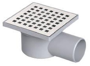 აბაზანის ტრაპი (გვერდითი LİNE) 10X10 CM / YER SİFONU LİNE 10X10 CM  Y.Ç. Ø50