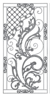 ჭედური კონსტრუქცია 1586;    95x195სმ