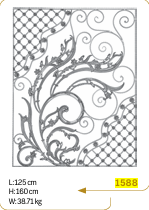 ჭედური კონსტრუქცია 1588;    125x160სმ