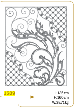 ჭედური კონსტრუქცია 1589;    125x160სმ