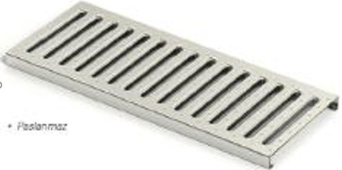 სადრენაჟე არხის ზედაპირი/ STAINLESS STEEL GRILL  200x500 mm (GALVANIZ)