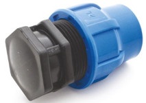 მილის მექანიკური საცობი ხრახნით 32 /  Lock Type Cap 32