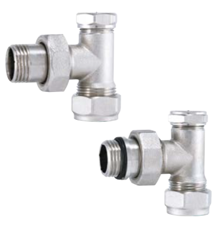 რადიატორის უკუსარქველი რეზინის შუასადებით (1/2x16)    245-1   TDS