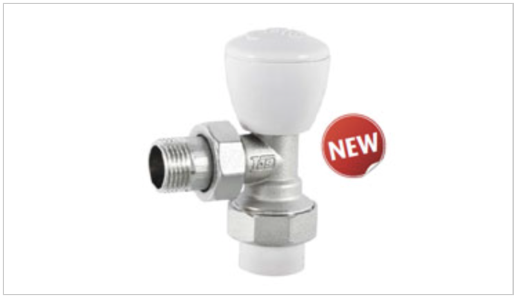 რადიატორის ვინტილი რეზინის შუასადებით (1/2x16)    303-1   TDS