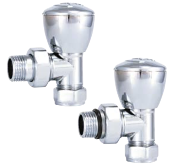 რადიატორის ვინტილი ქრომირებული1/2  (16*2)     303-K1   TDS