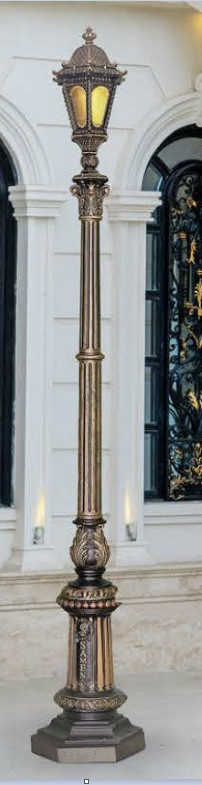 ჭედური კონსტრუქცია 3104    (1ლამპიონი ბოძით) 300სმ