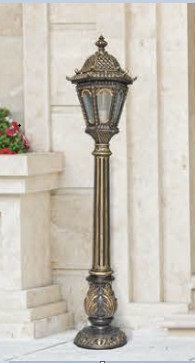 ჭედური კონსტრუქცია 3109    (1ლამპიონი ბოძით) 135სმ