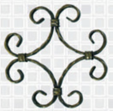 KF -3129 ჭედური კონსტრუქცია;  25სმX25სმ