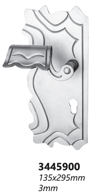 ეზოს კარის სახელური; 3445900  13,5სმx29,5სმ